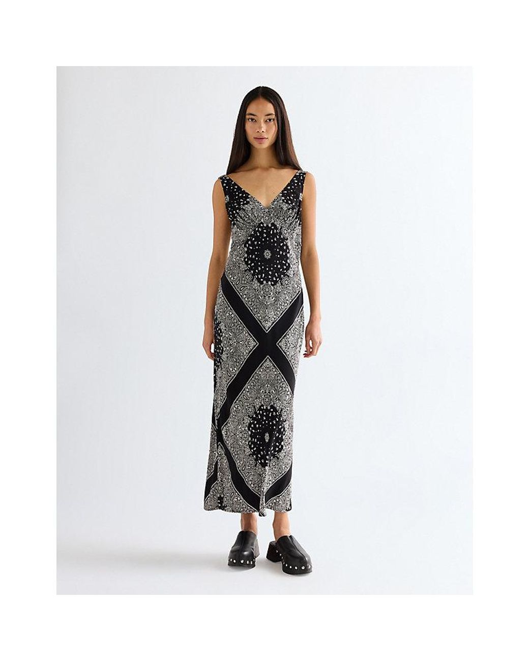 Wrangler Multicolor Slim Bias Slip Dress