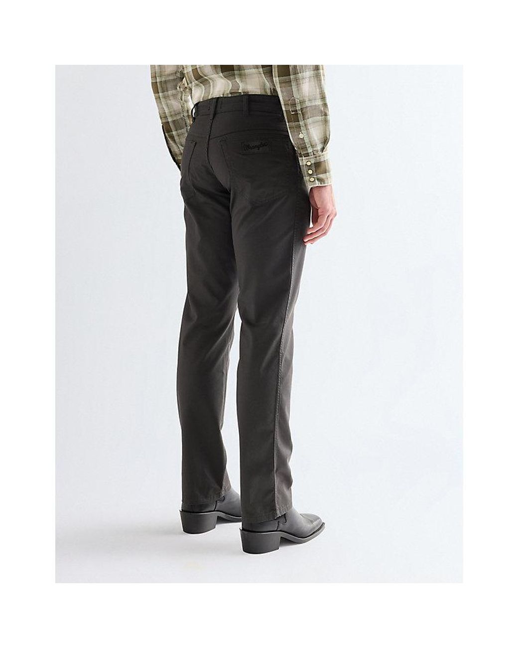 Wrangler Black Texas Straight Lightweight Trousers Size 30 X32 for men