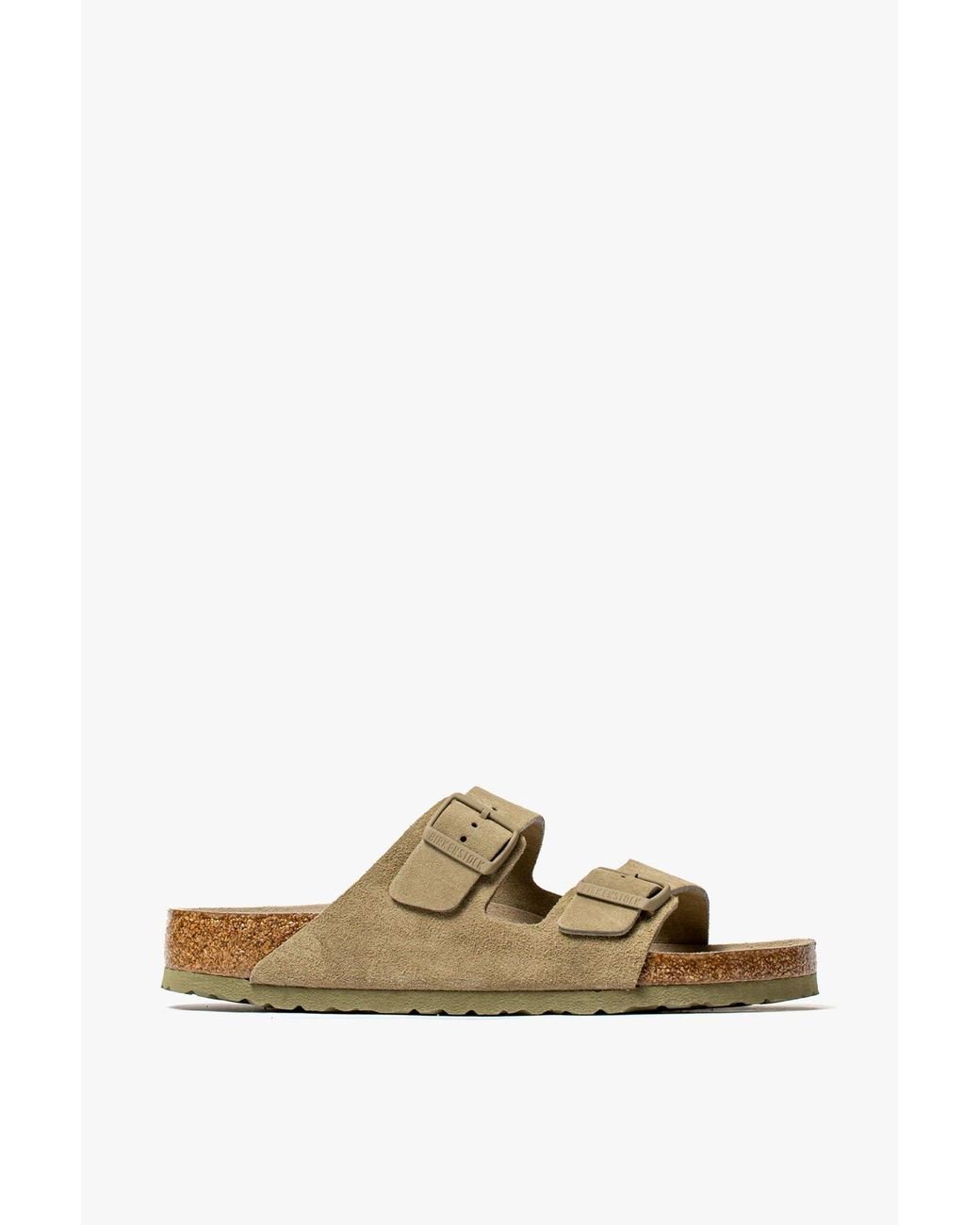 birkenstock arizona suede khaki