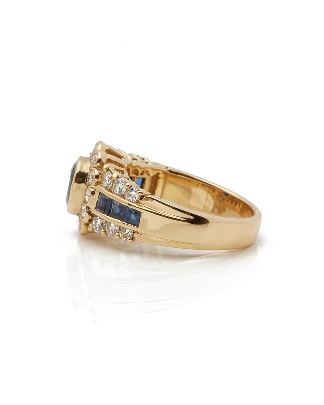 cartier yellow sapphire ring