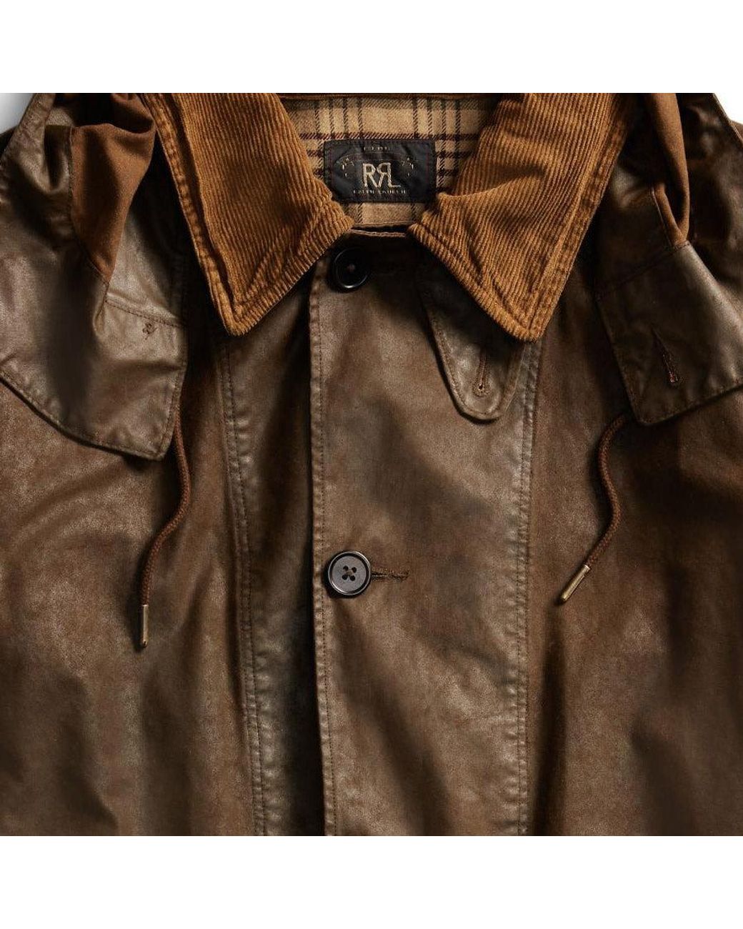 Rrl oilcloth jacket Clearance