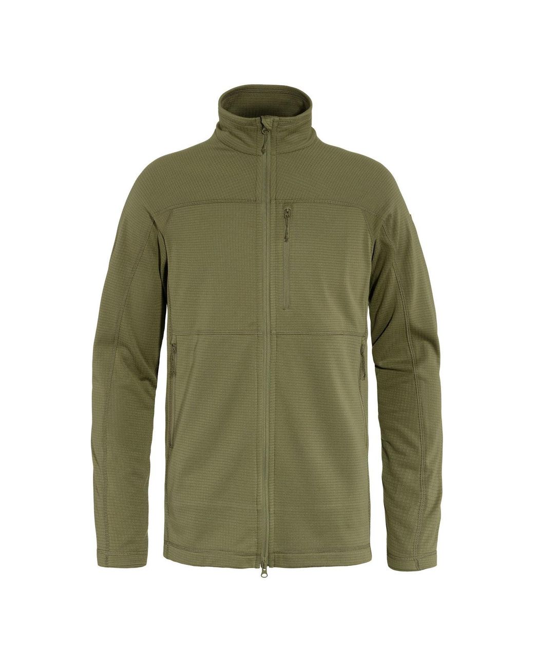 Fjallraven M ABISKO TRAIL FLEECE, Patina Green - Fast and cheap shipping 