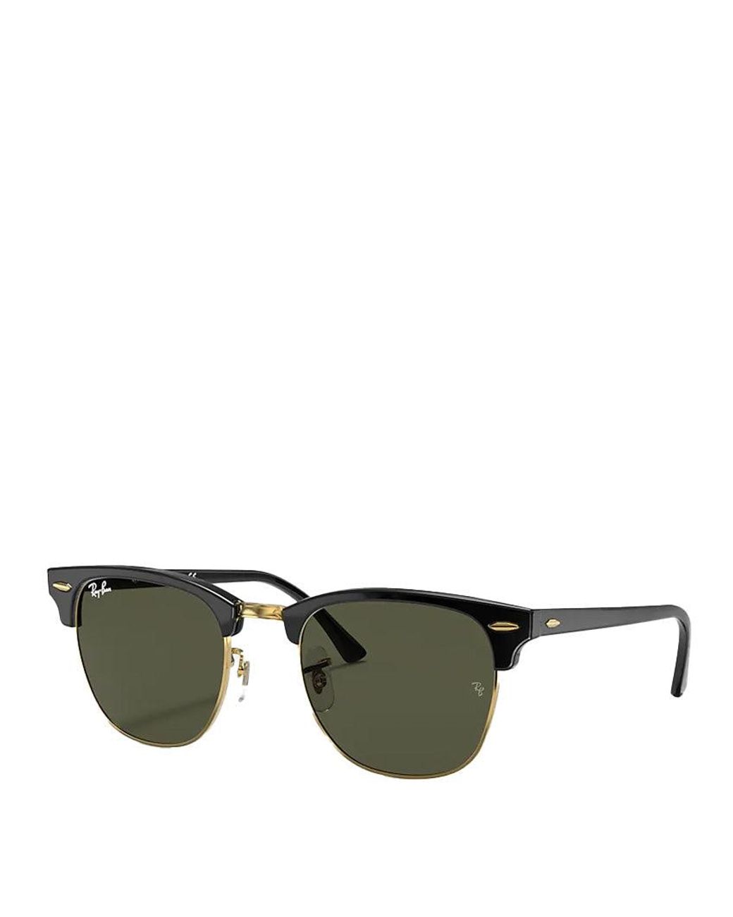Ray-Ban Rb3016 150 55 Clubmaster Classic Sunglasses in Green for Men | Lyst