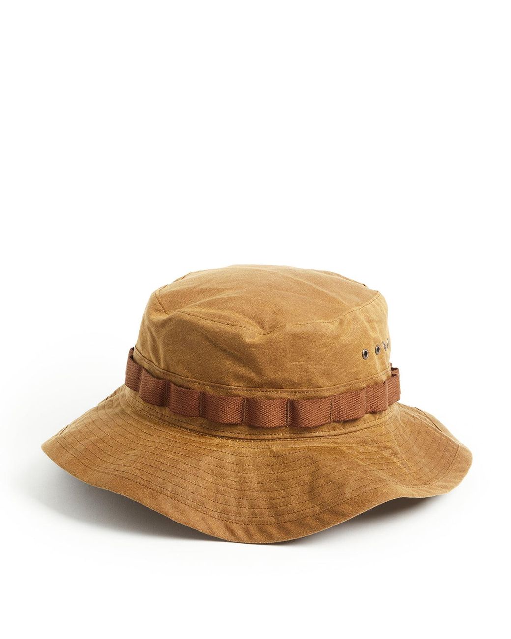 RRL Oilcloth Bucket Hat in Brown for Men | Lyst