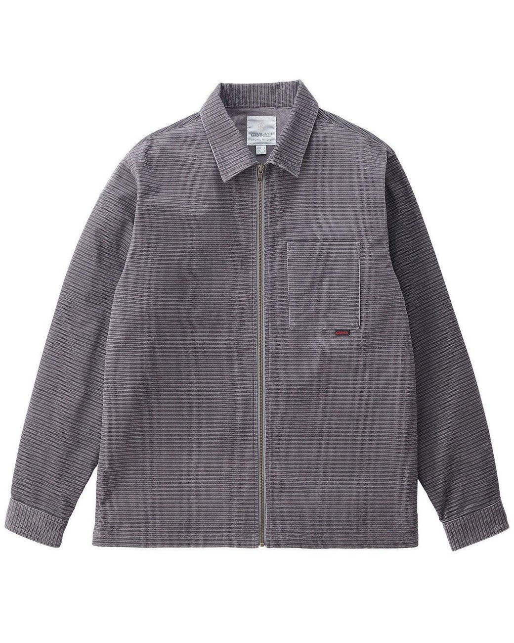 Gramicci Grid Cord Zip Shirt in Gray for Men | Lyst