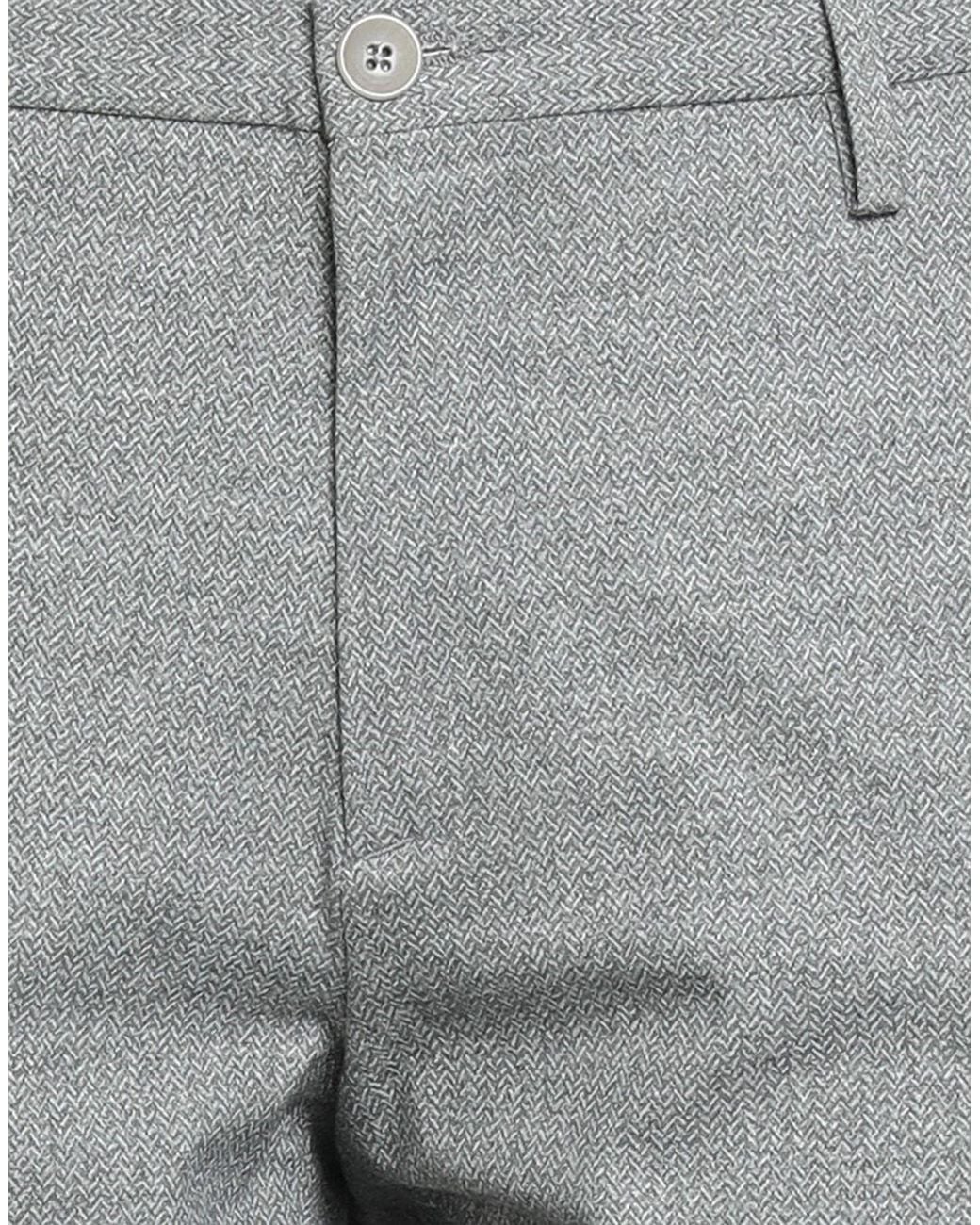 AT.P.CO Gray Wardrobe Pants Cotton, Polyester, Viscose, Elastane for men