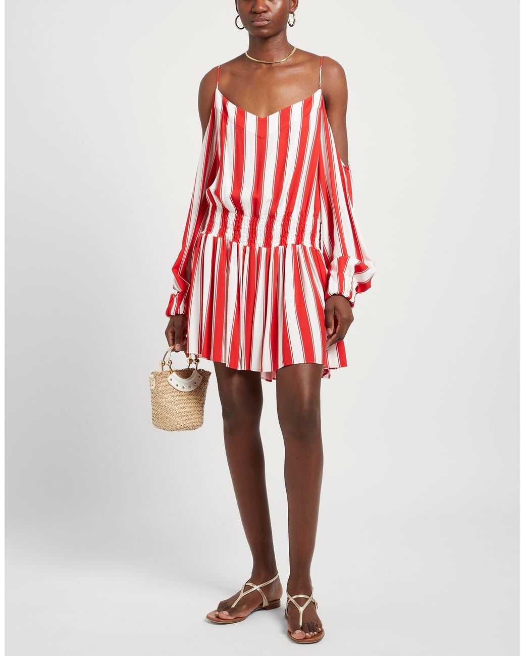 Balmain Red Mini Dress