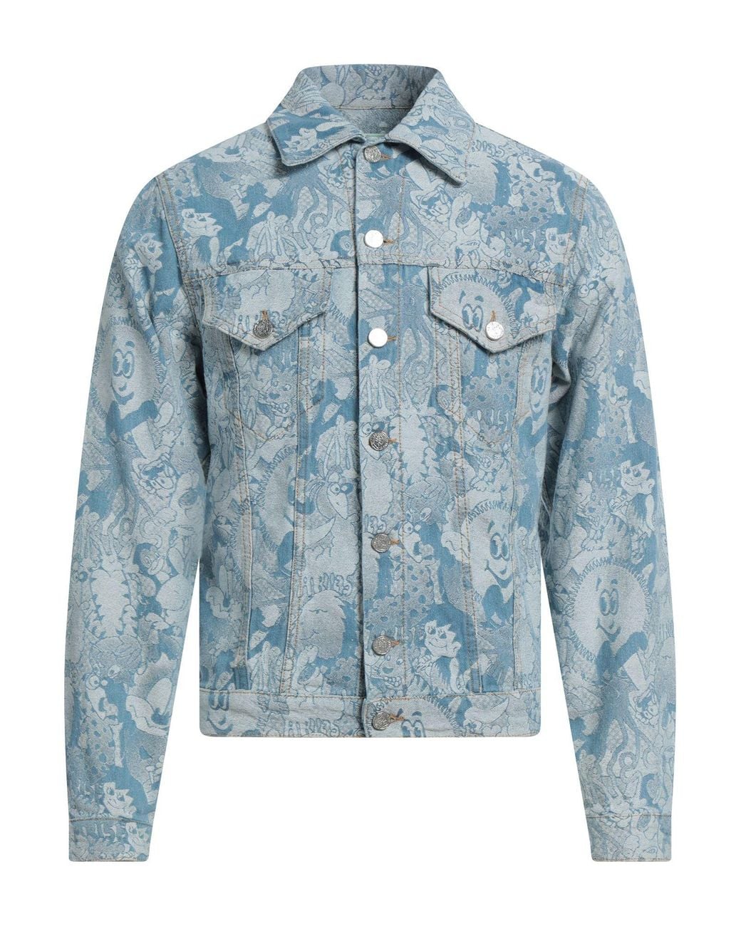 Aries Blue Denim Outerwear for men