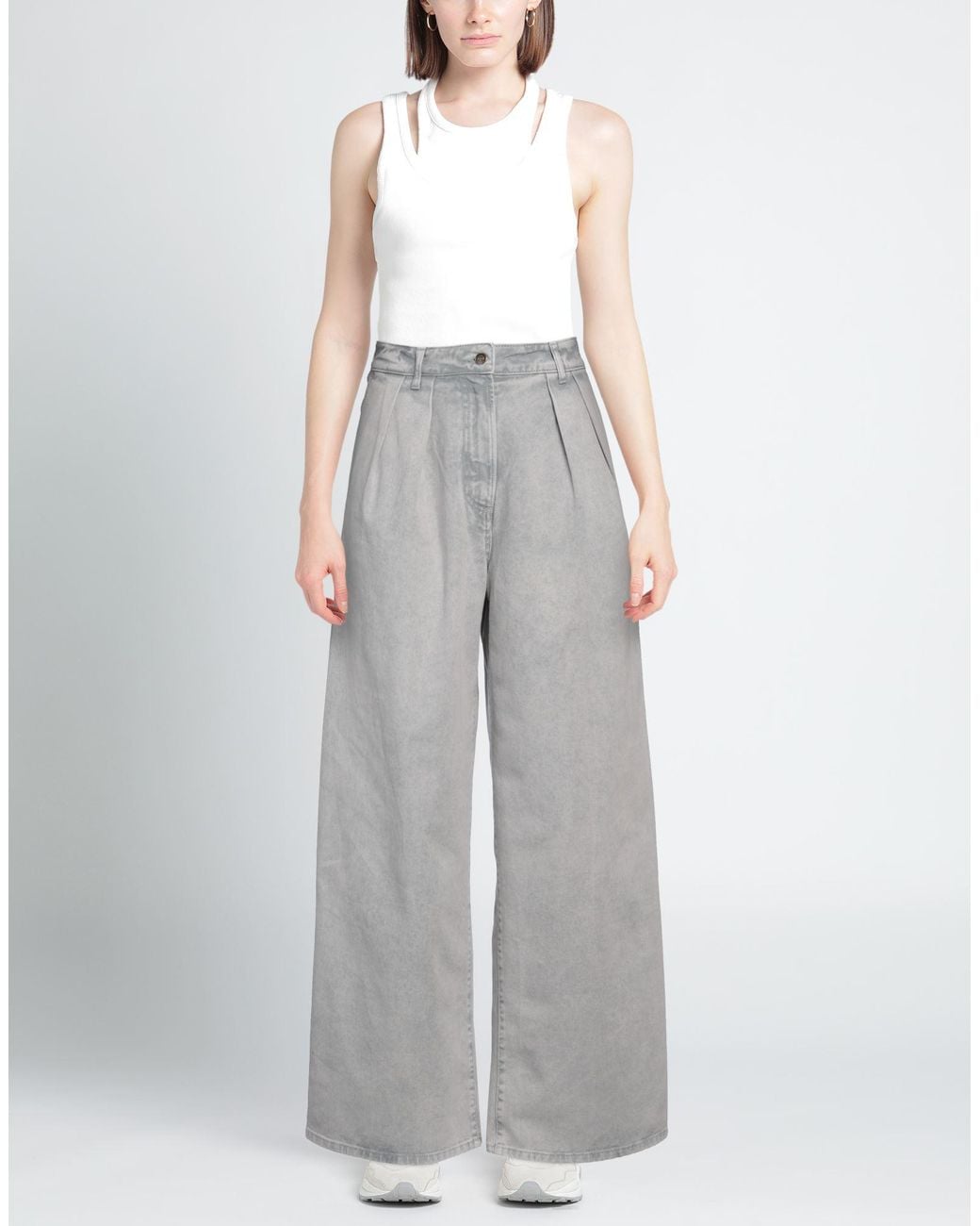 Alanui Gray Jeans Cotton