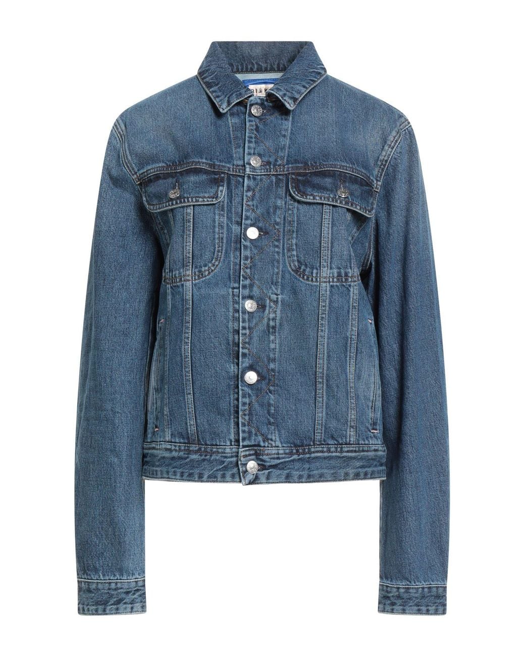 Acne Blue Denim Outerwear Cotton