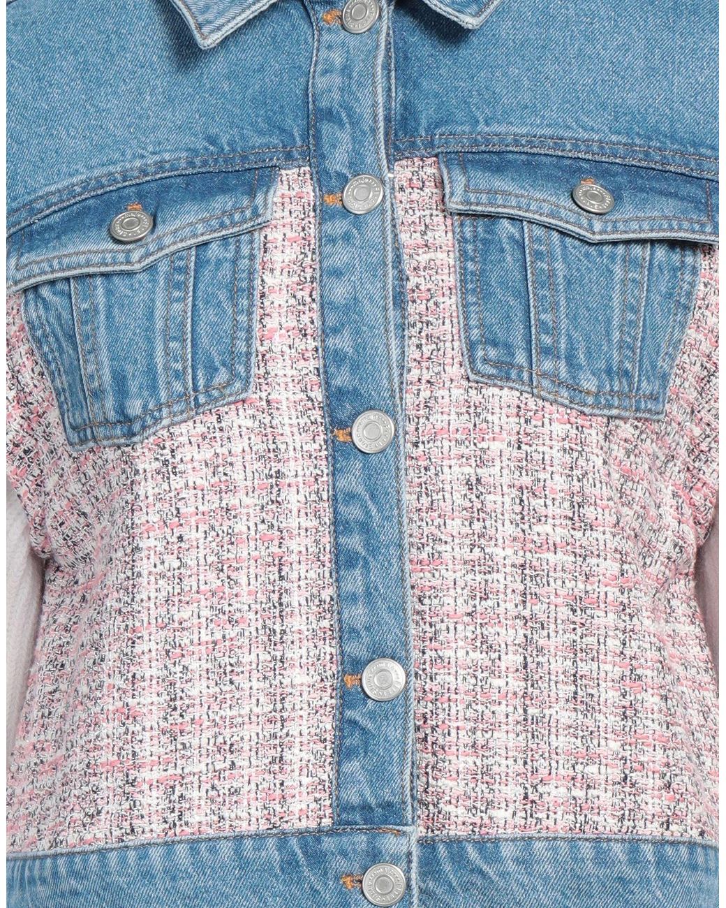 Maje Blue Denim Outerwear
