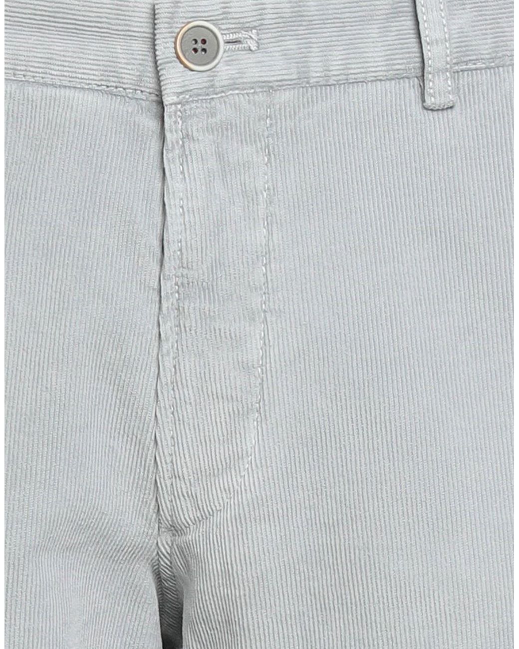 Hiltl Gray Light Pants Cotton, Elastane for men