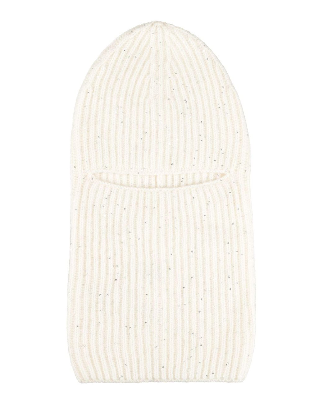 Fabiana Filippi White Hat Virgin Wool, Silk, Cashmere, Alpaca Wool, Polyester