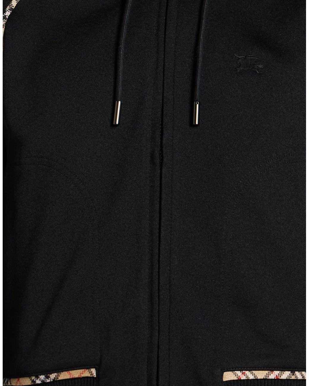 Burberry Black Sweatshirt Polyester, Cotton for men