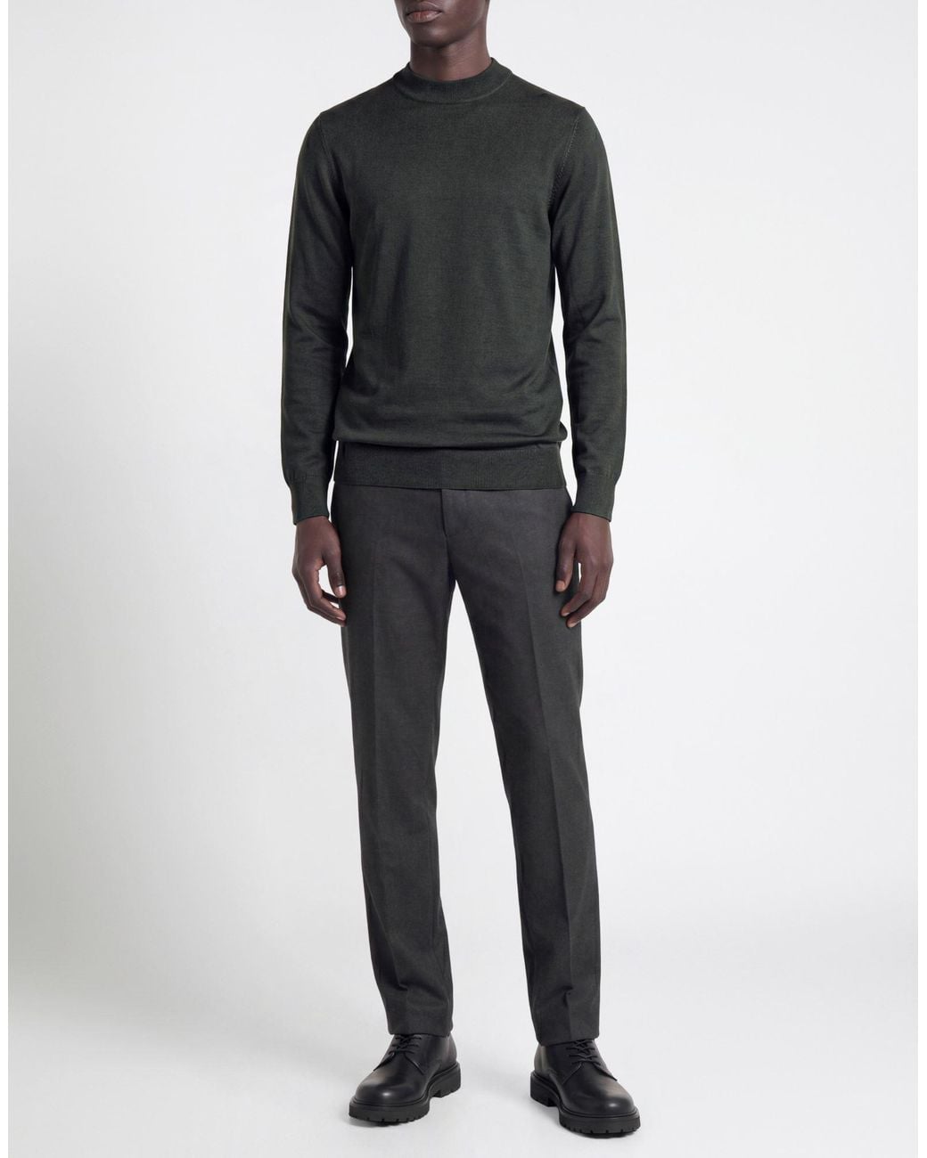 gavroche paris Green Dark Sweater Viscose, Nylon for men