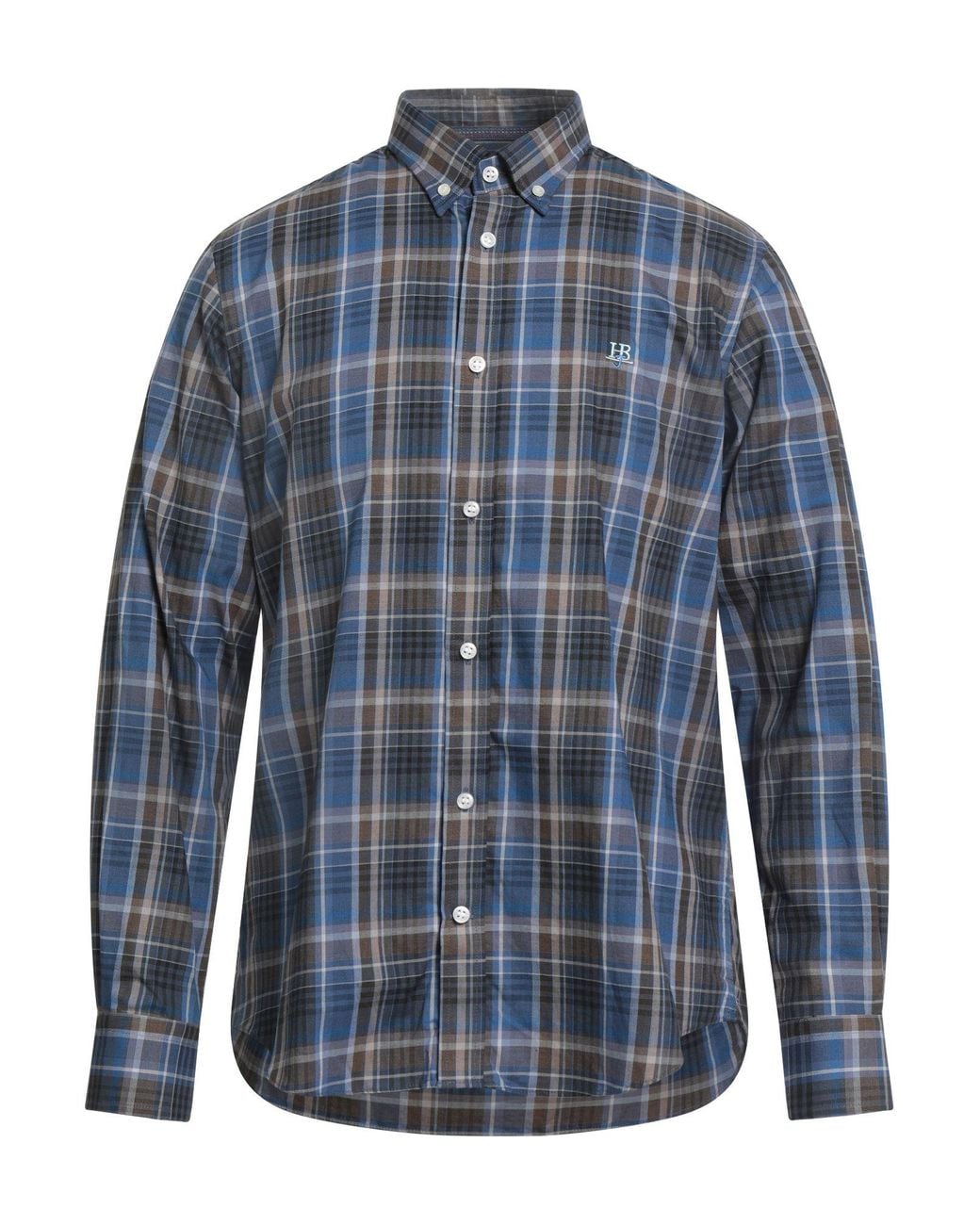 Harmont & Blaine Blue Shirt Cotton for men