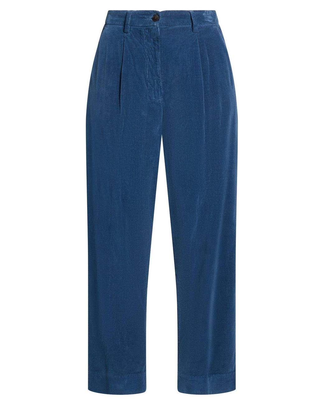 White Sand Blue Pants Cotton, Elastane
