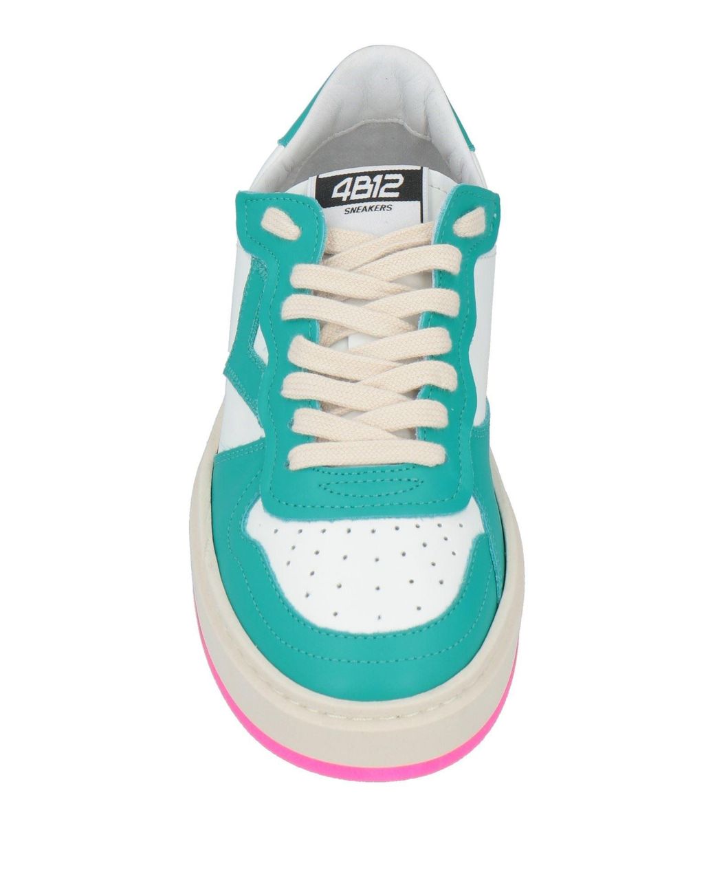 4b12 Blue Sneakers Leather