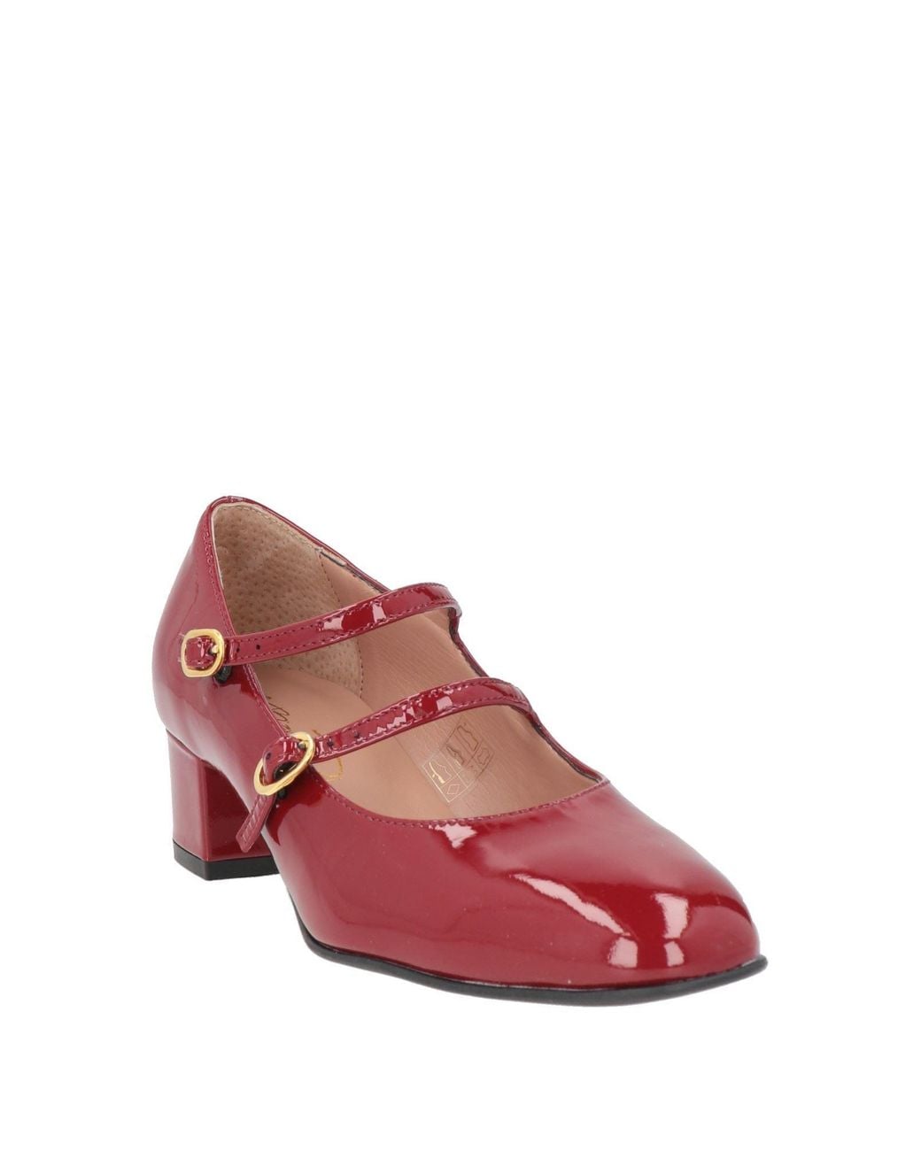 Bianca Di Red Brick Pumps Leather