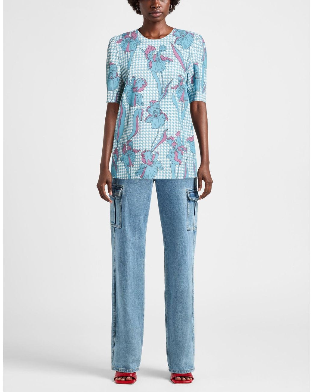 Boutique Moschino Blue Tops