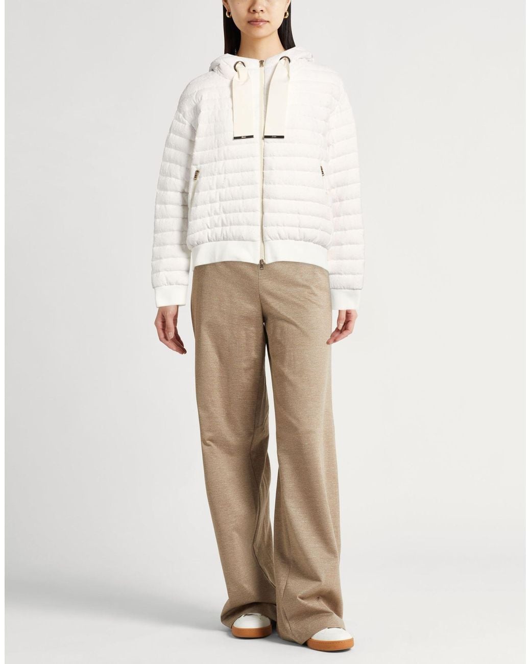 Herno Natural Puffer Viscose, Cotton, Polyester, Polyamide
