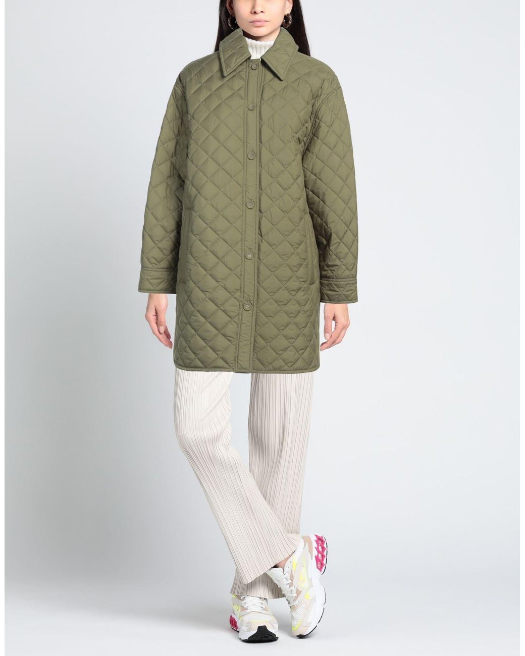 Stand Studio Green Coat