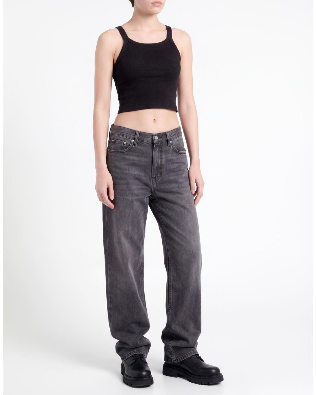 Wardrobe NYC Black X Hailey Bieber Top Cotton, Elastane