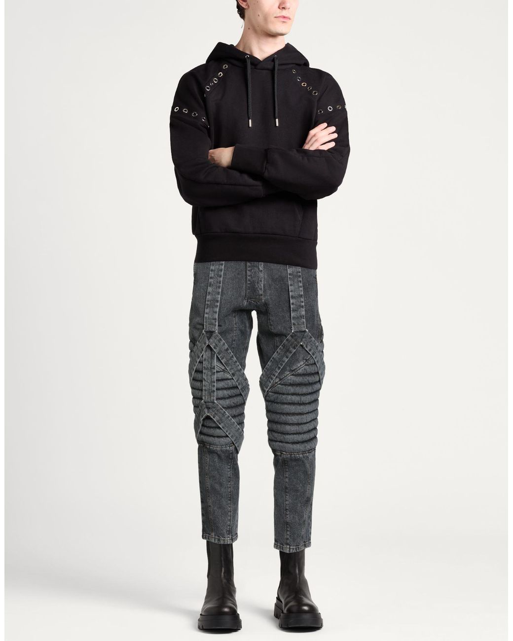 Balmain Gray Jeans for men