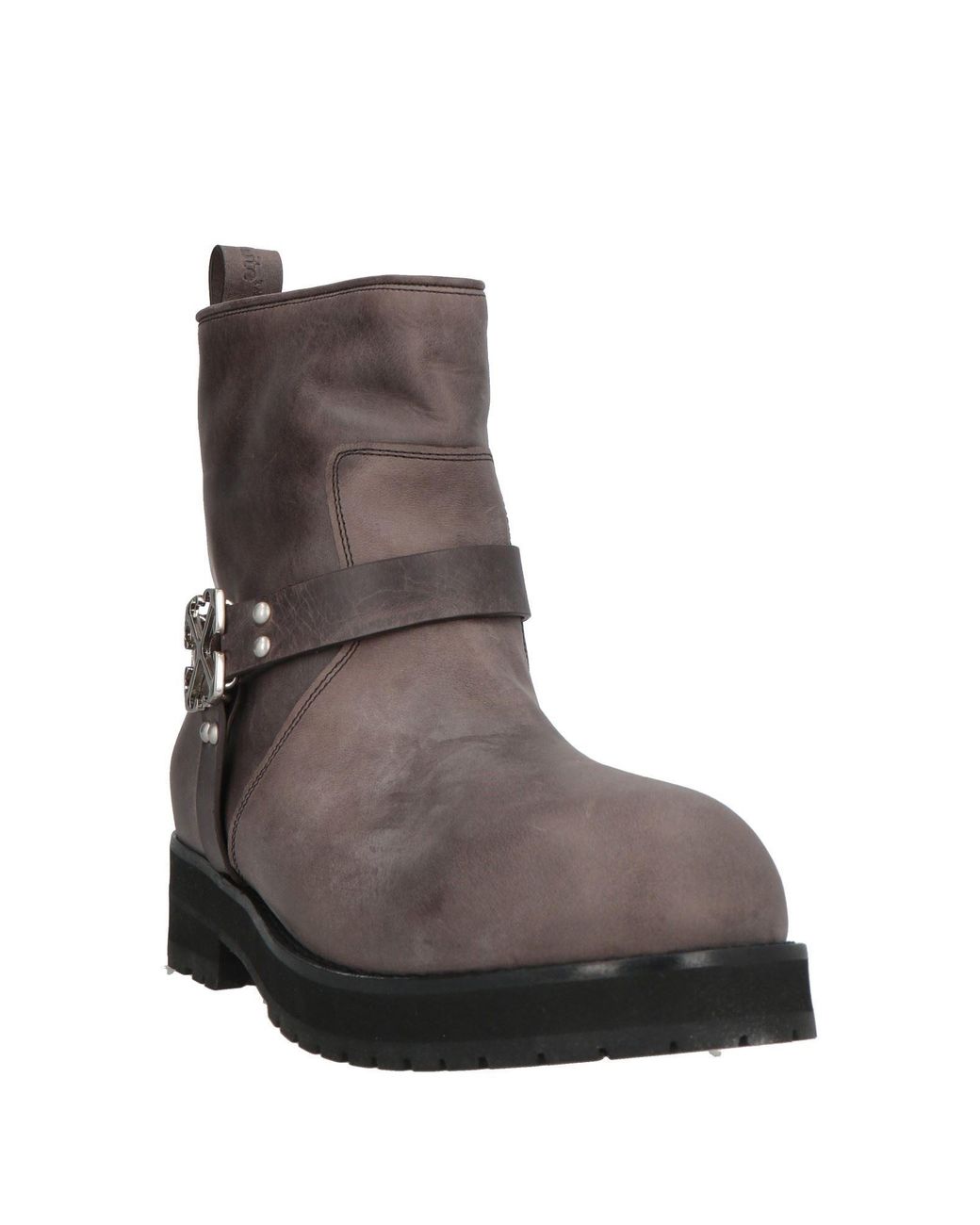 Off-White c/o Virgil Abloh Brown Ankle Boots Leather for men