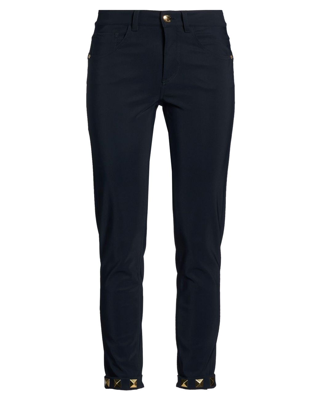 Angelo Marani Blue Pants Polyamide, Elastane