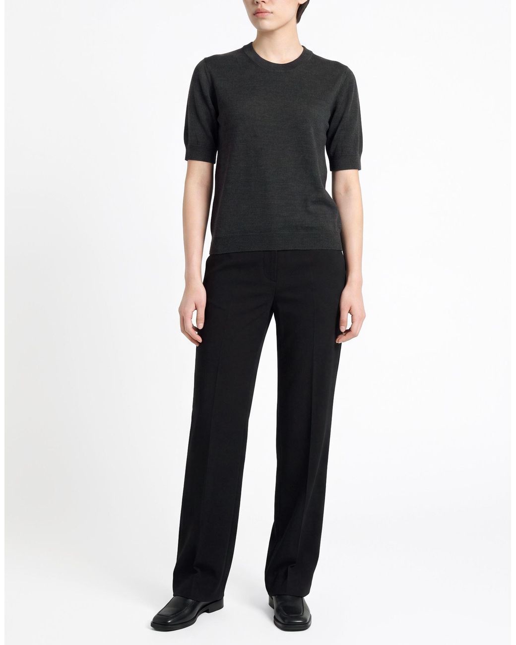 Alpha Studio Black Sweater Wool