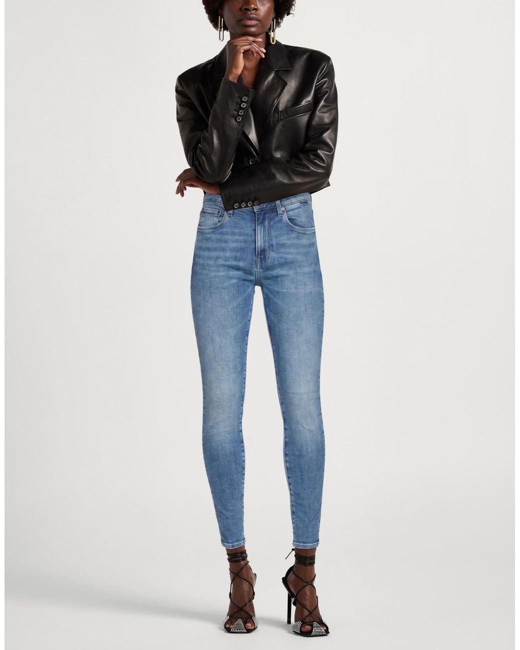 G-Star Blue Jeans Cotton, Elastomultiester, Elastane