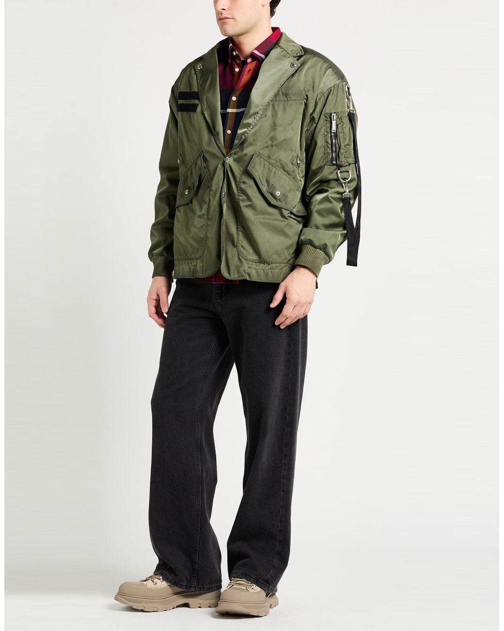 DSquared² Green Jacket Polyamide for men