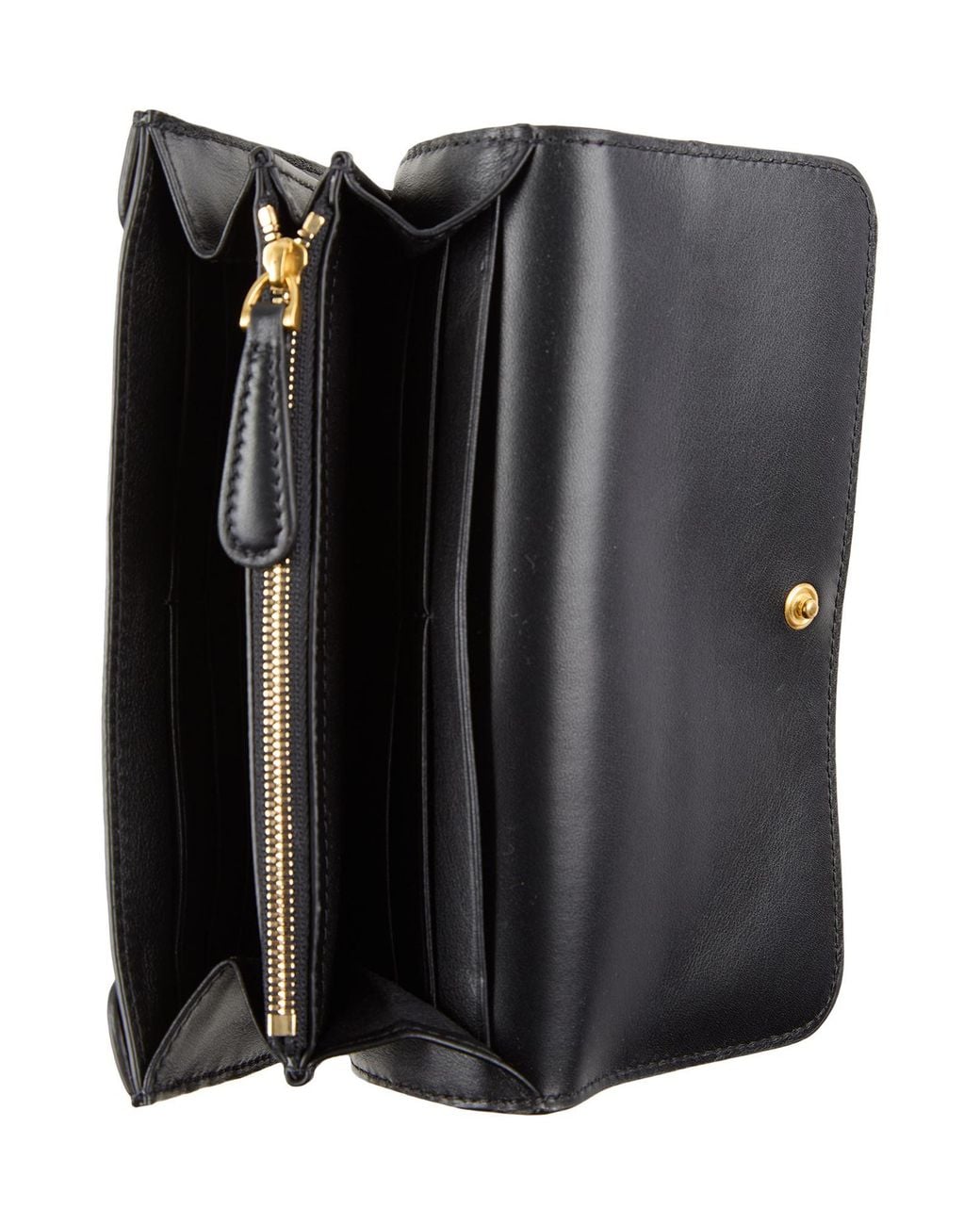 AMI Black Wallet Leather