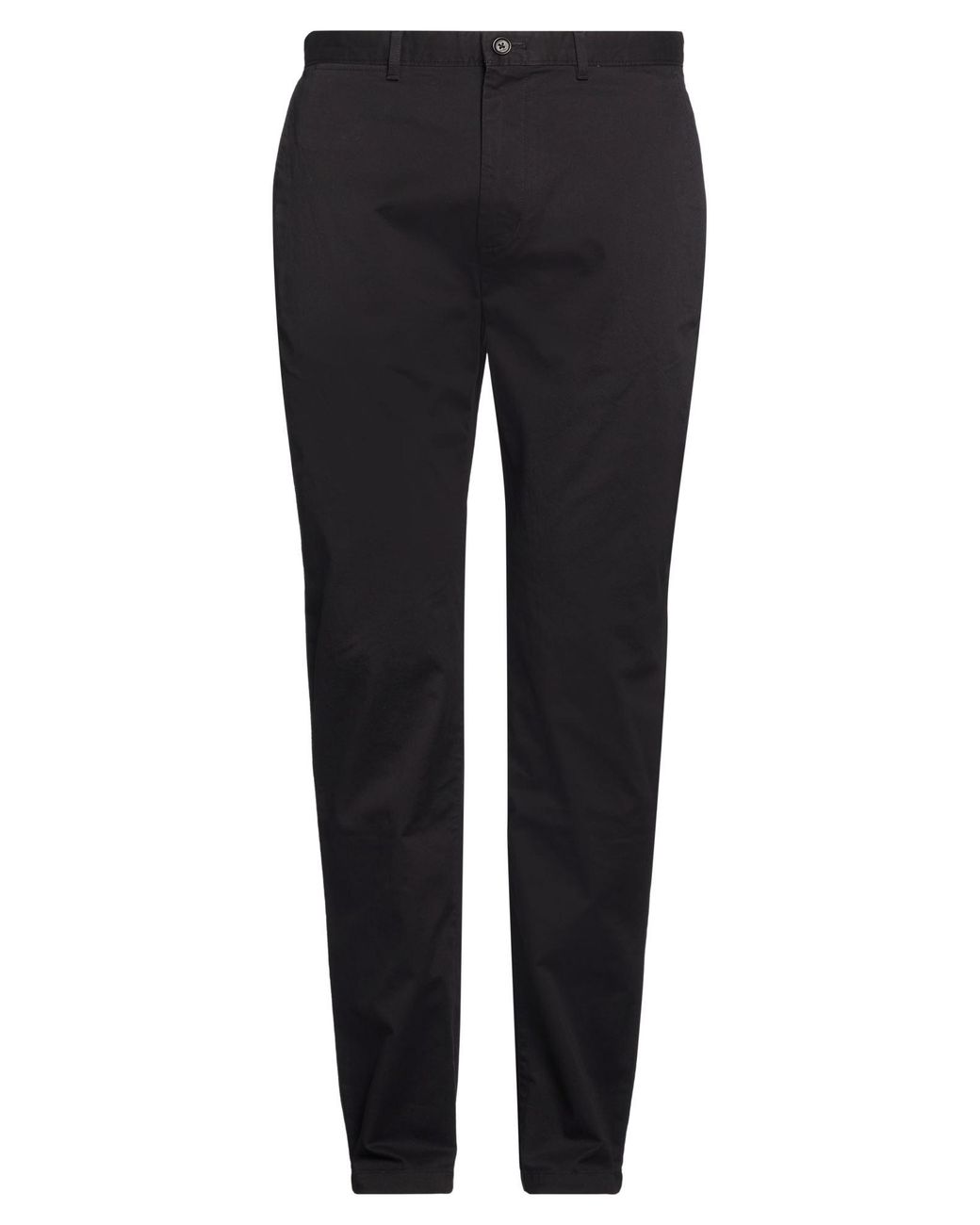 Tommy Hilfiger Black Pants Cotton, Elastane for men