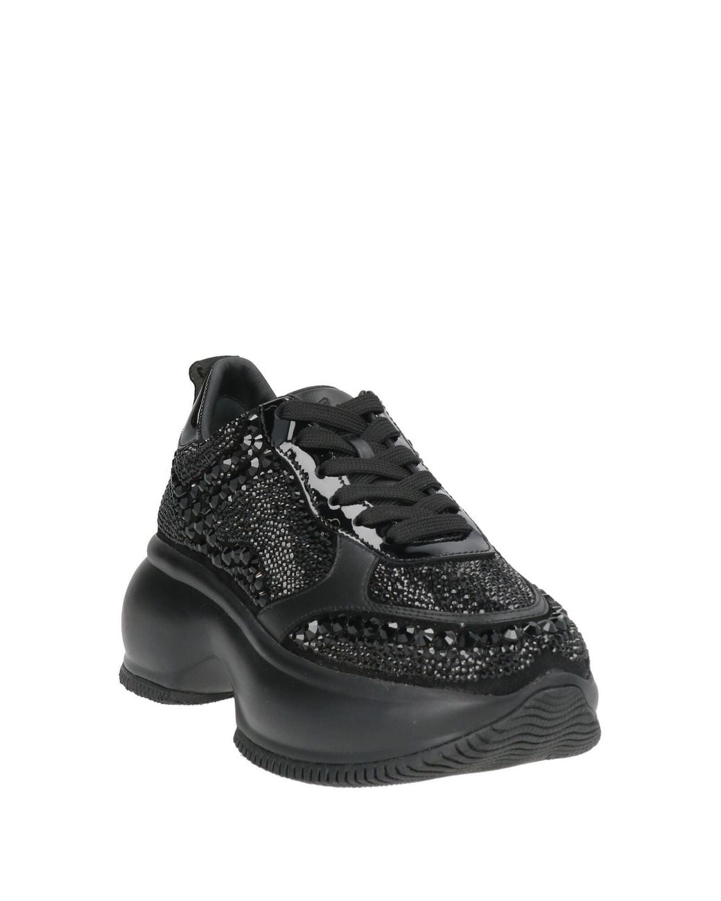 Hogan Black Sneakers Leather