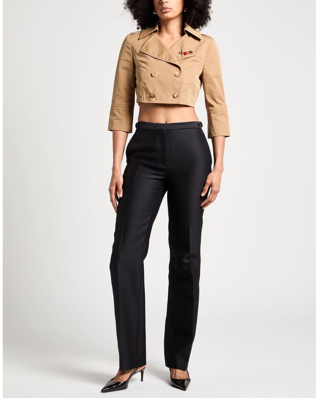 Moschino Natural Sand Jacket Cotton, Polyamide