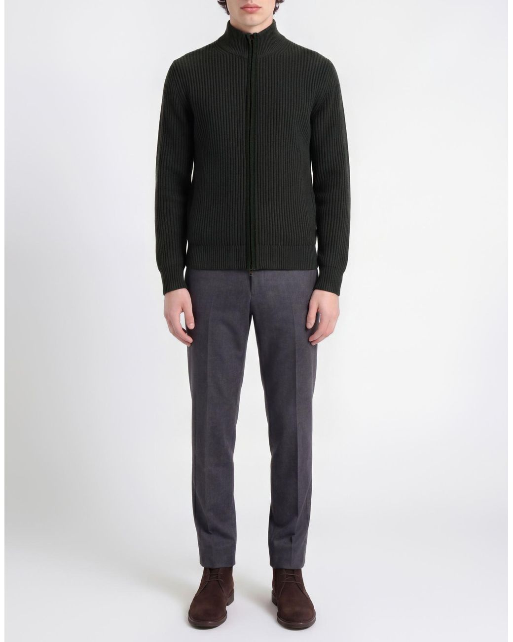 Boglioli Black Cardigan for men