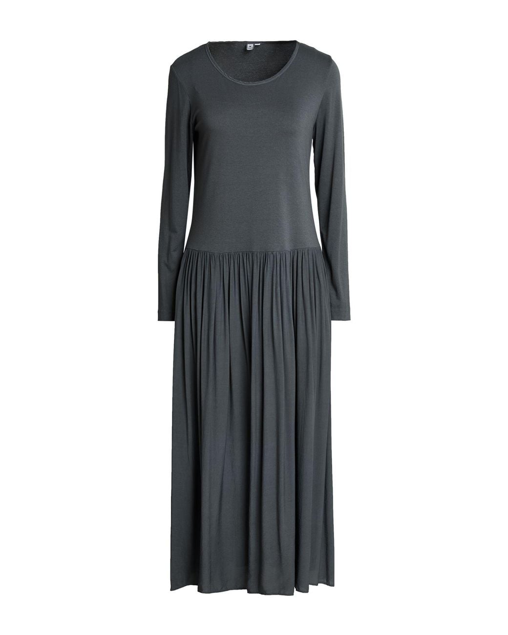 European Culture Black Maxi Dress Viscose, Elastane
