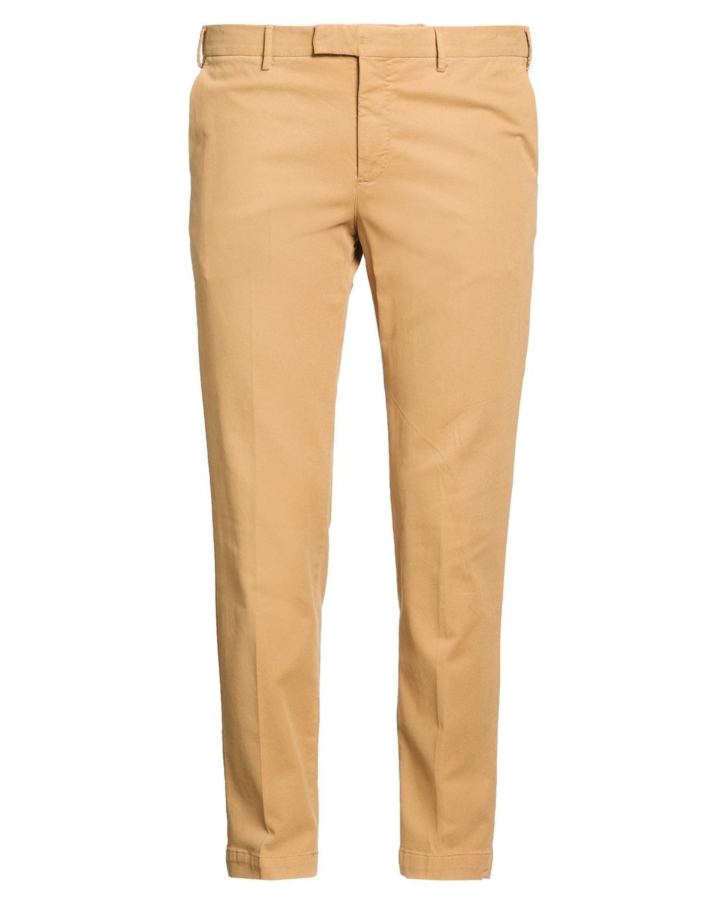 PT Torino Natural Camel Pants Modal, Cotton, Elastane for men