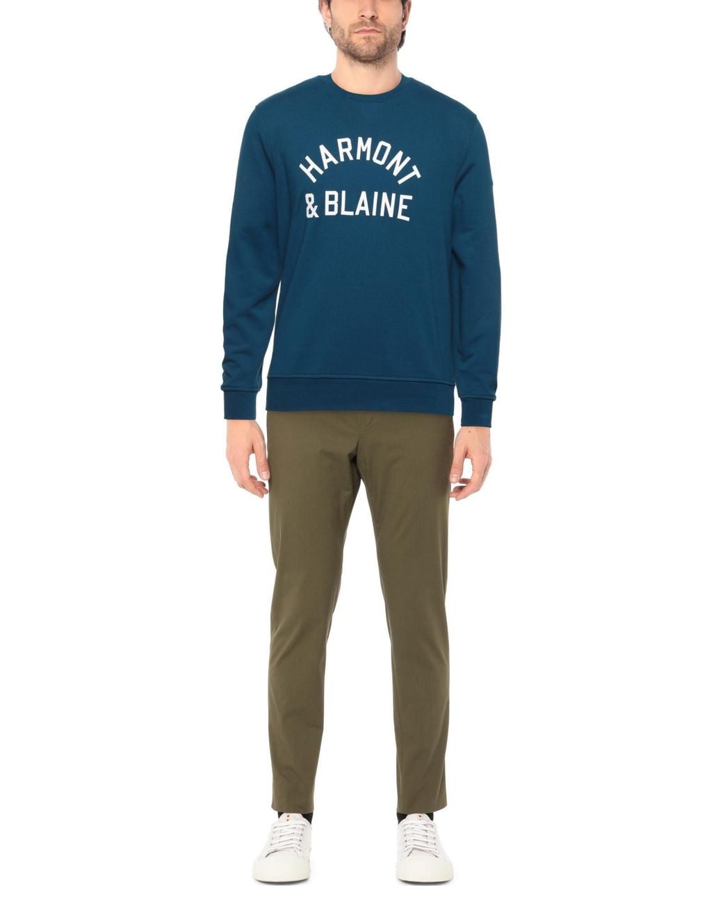Harmont & Blaine Blue Sweatshirt for men