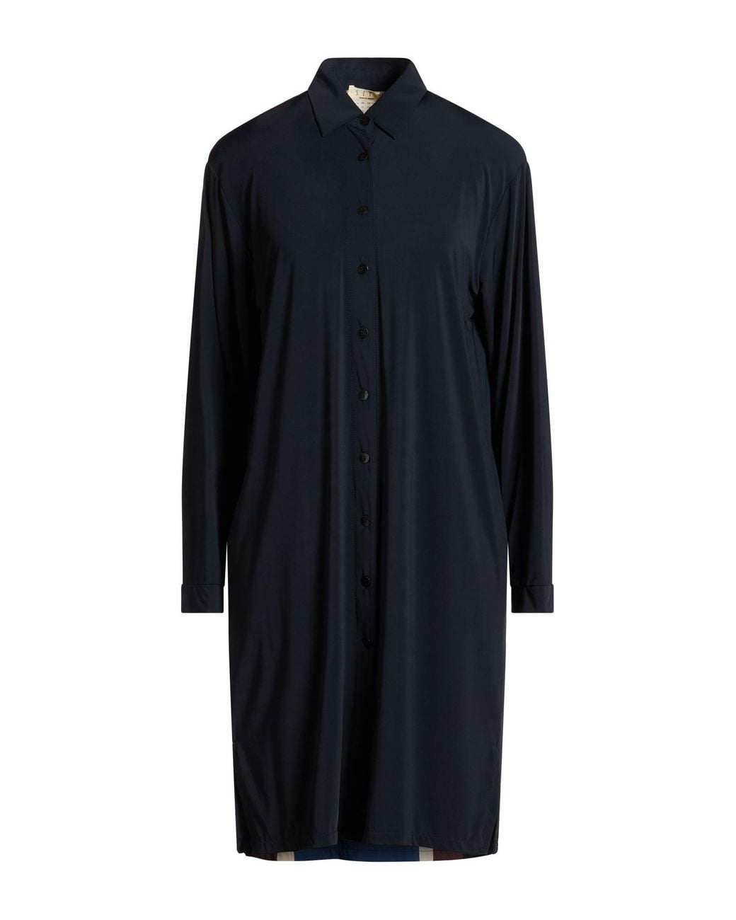 Siyu Blue Midnight Mini Dress Polyamide, Elastane