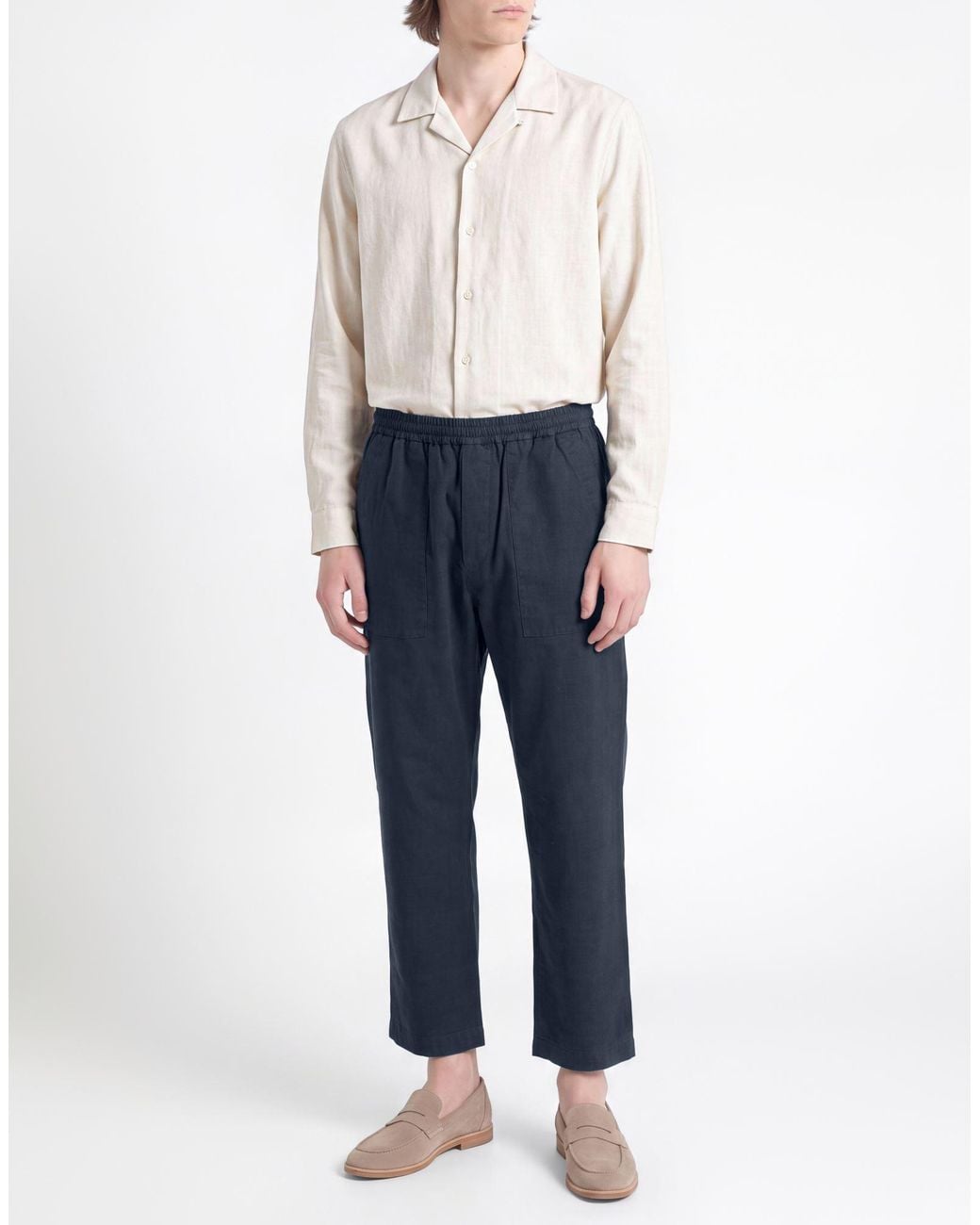 Drykorn Blue Pants Cotton, Elastane for men