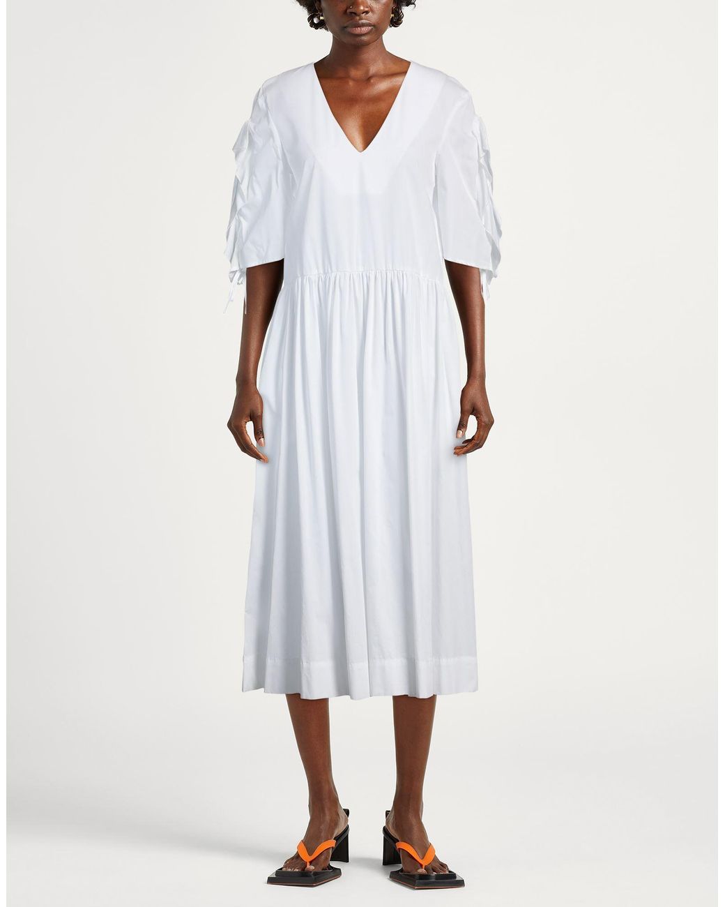 ViCOLO White Midi Dress