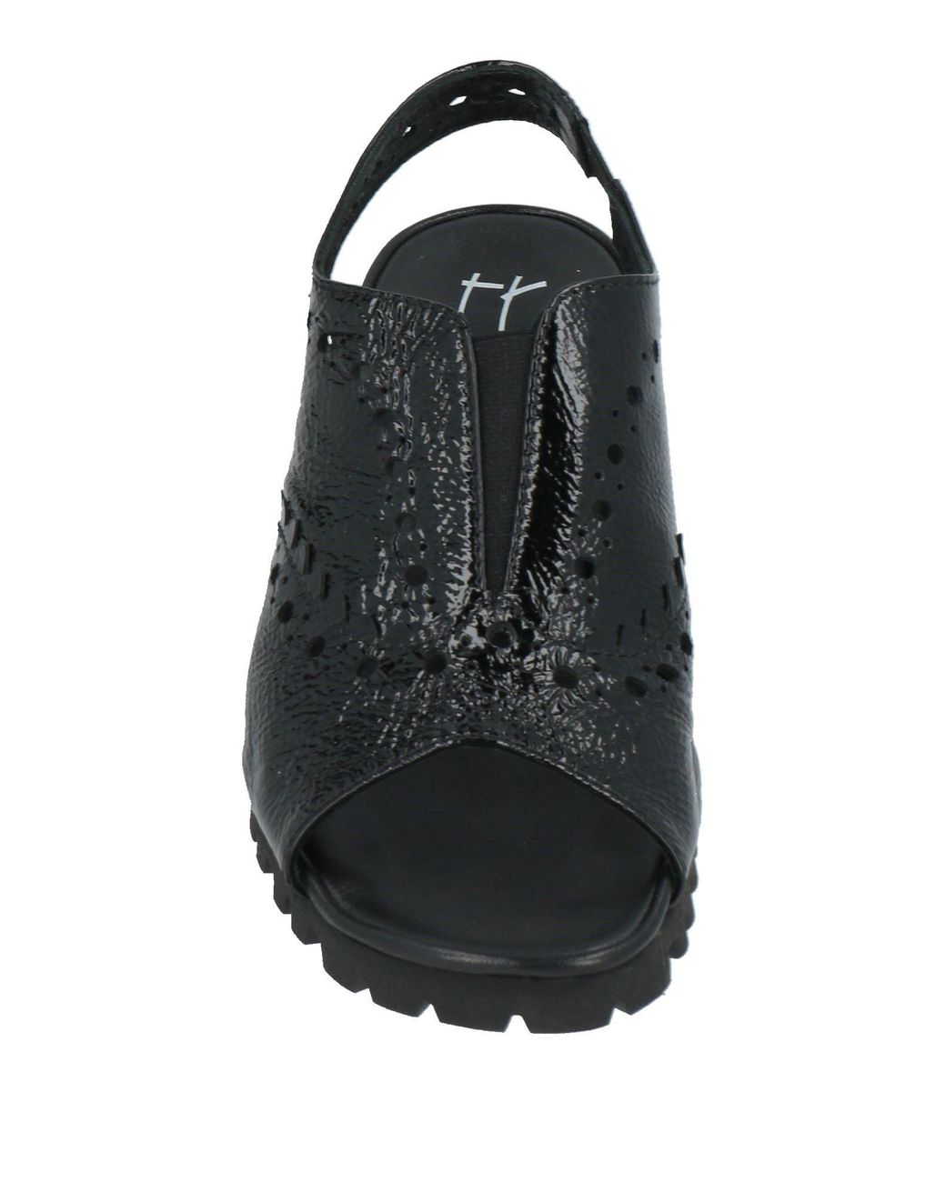 Thierry Rabotin Black Sandals Leather