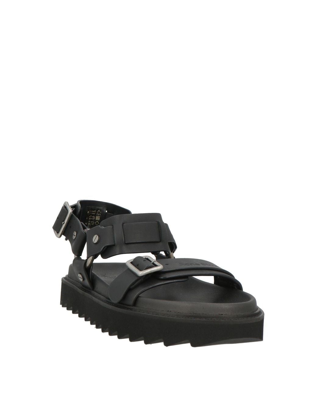 Acne Black Sandals Leather
