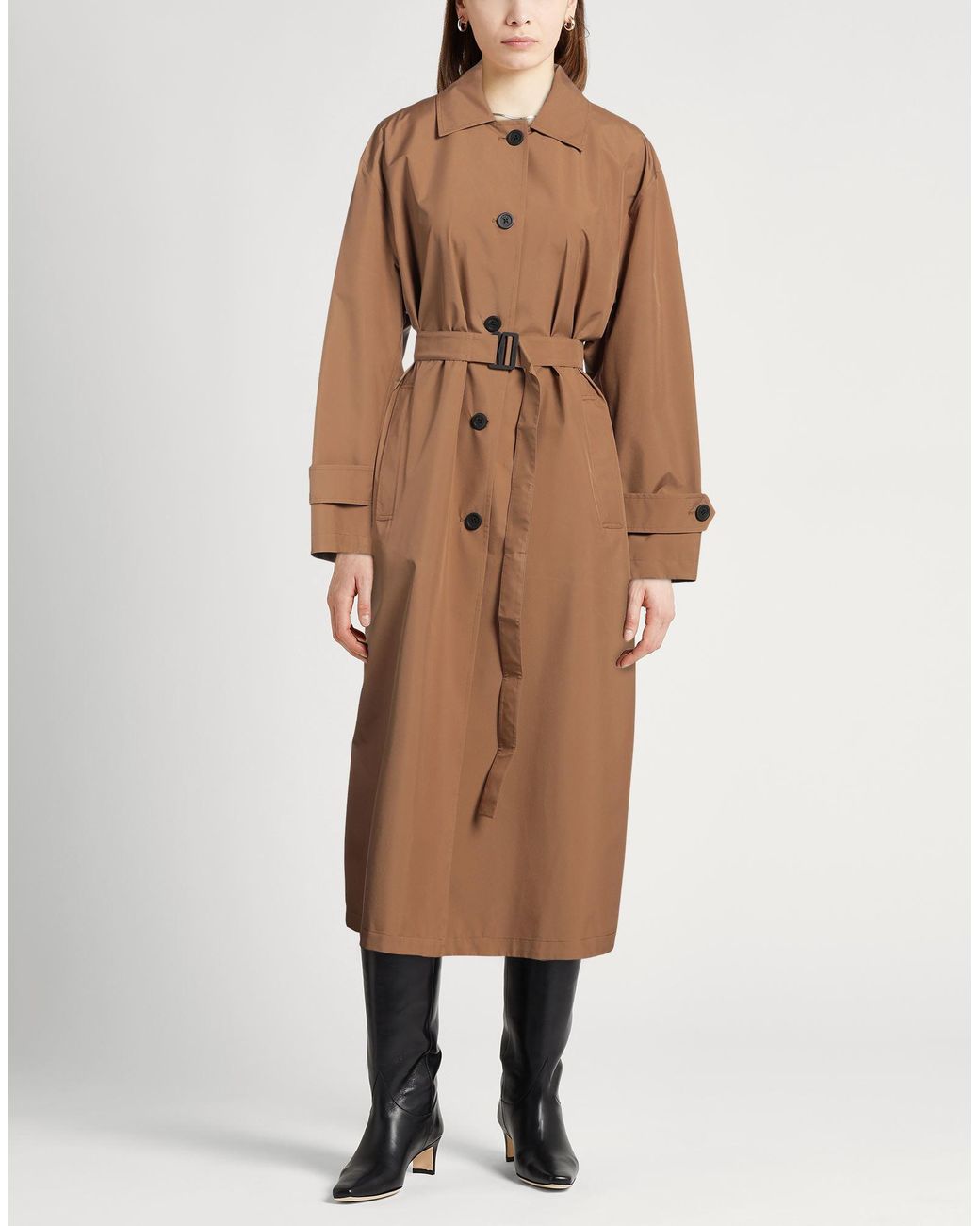 Herno Brown Overcoat & Trench Coat