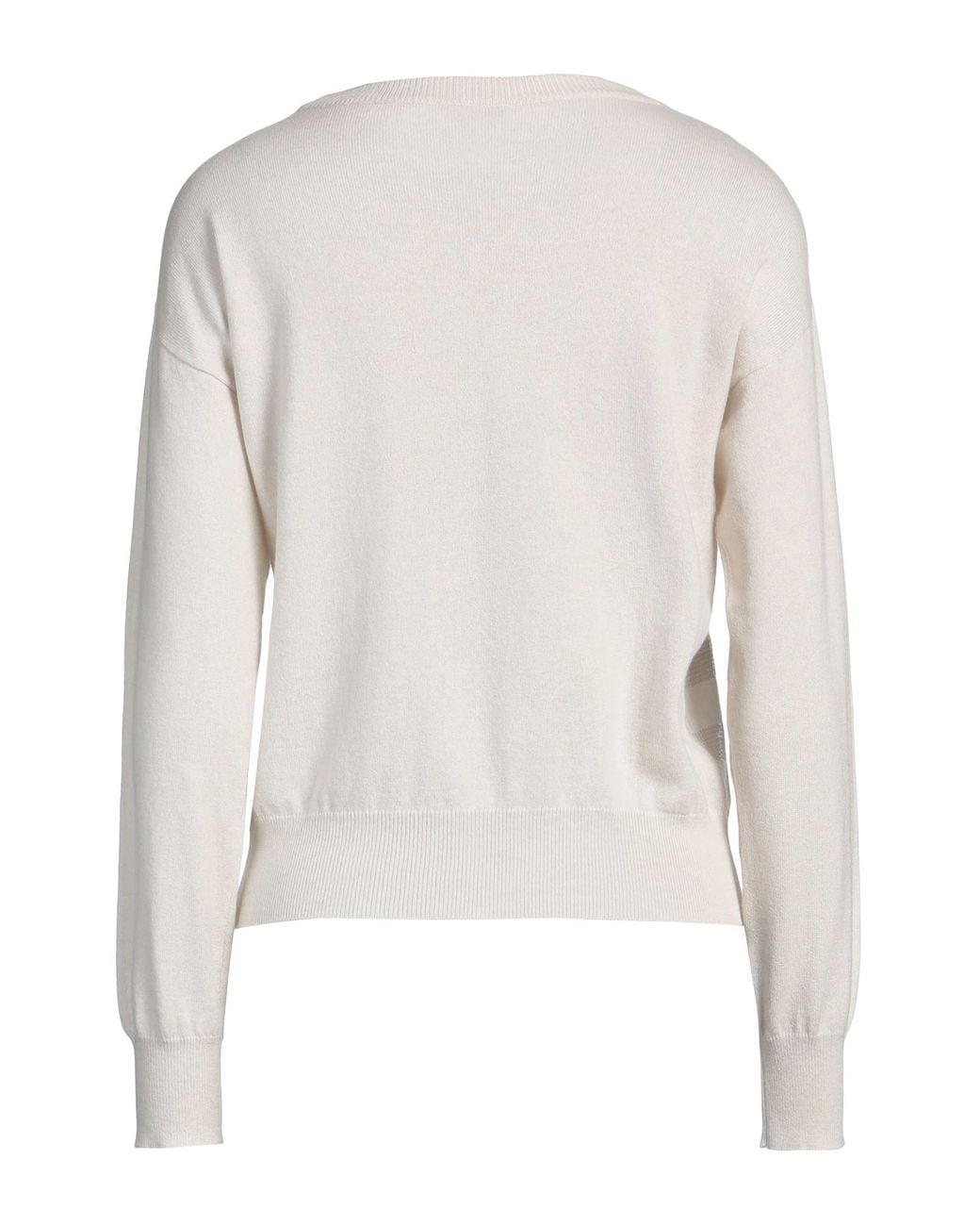 Brunello Cucinelli White Pullover