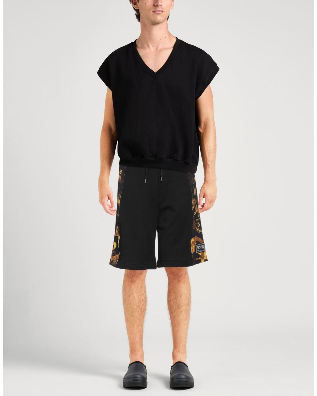 Versace Jeans Couture Black Shorts & Bermuda Shorts for men