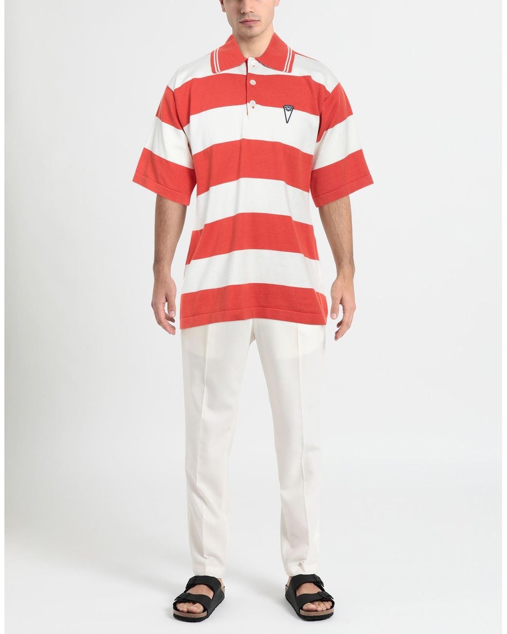 Polo KENZO pour homme en coloris Red